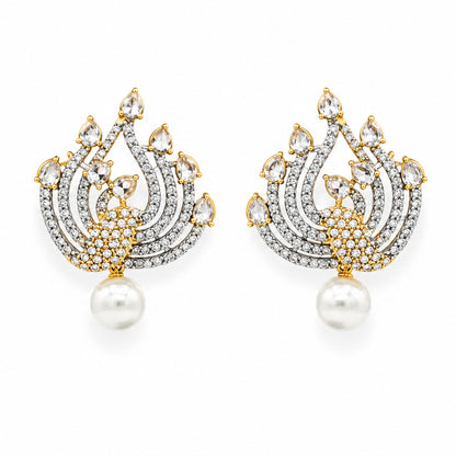 Royal Pearl Designer Tops — Crystal White
