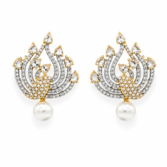 Royal Pearl Designer Tops — Crystal White
