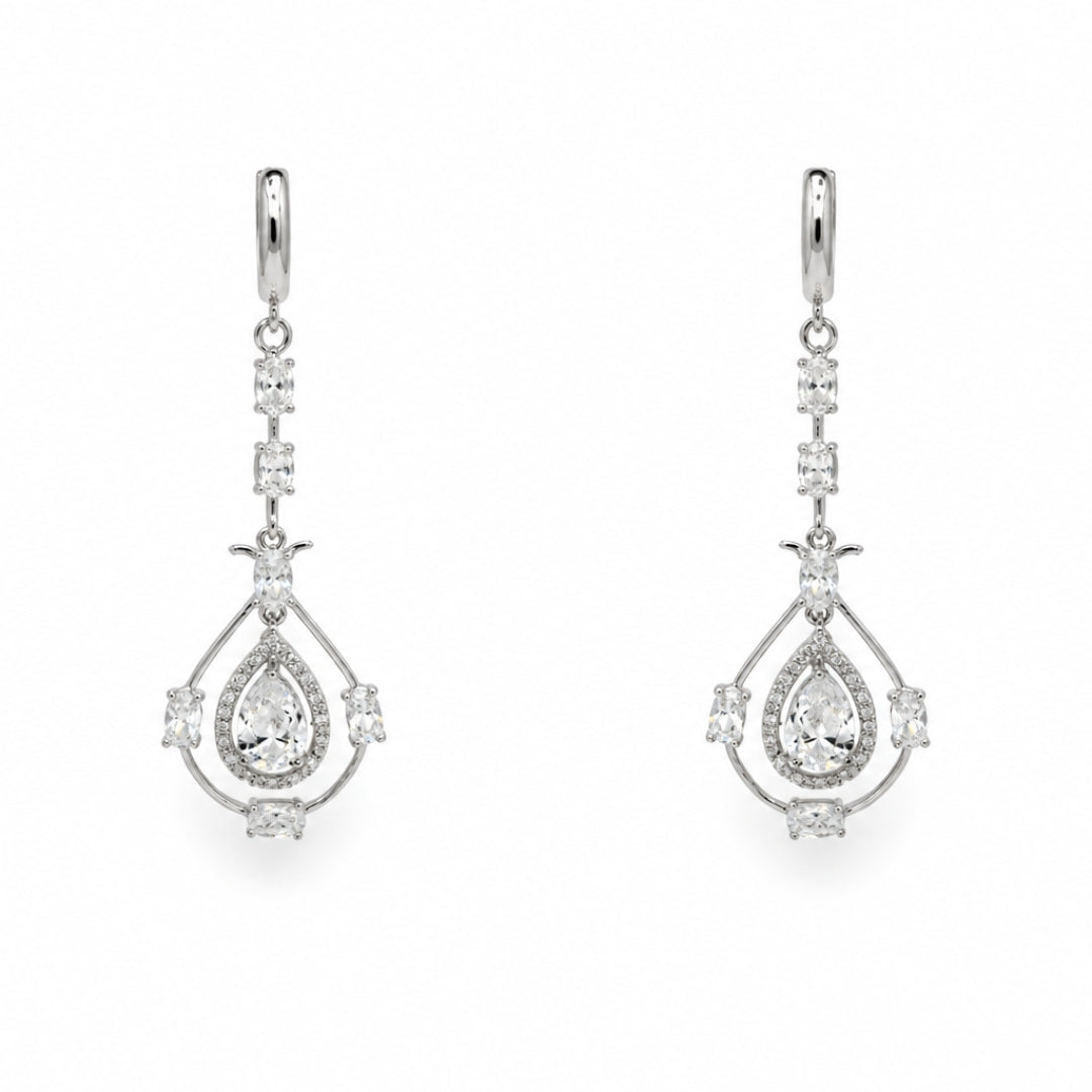 Seraphina Crystal Chandelier Drop Earrings