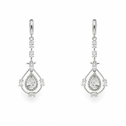 Seraphina Crystal Chandelier Drop Earrings