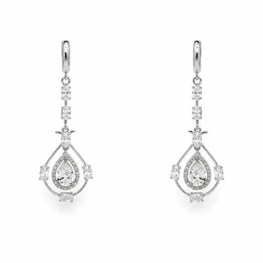 Seraphina Crystal Chandelier Drop Earrings