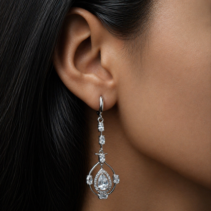 Seraphina Crystal Chandelier Drop Earrings
