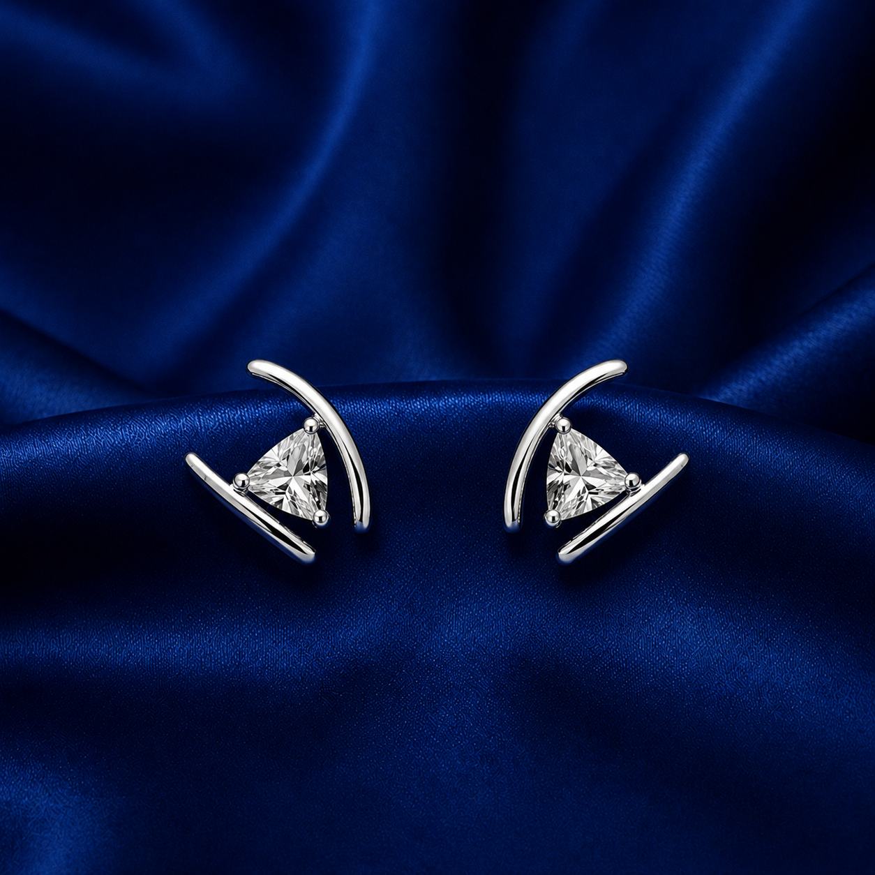 Liora Crystal Rhodium-Plated Bali Earrings