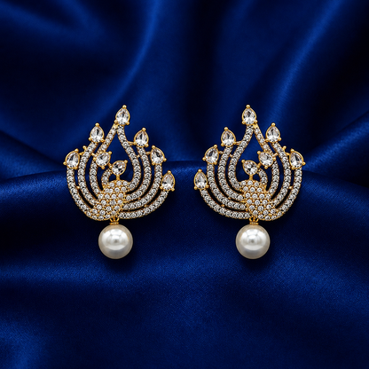 Royal Pearl Designer Tops — Crystal White